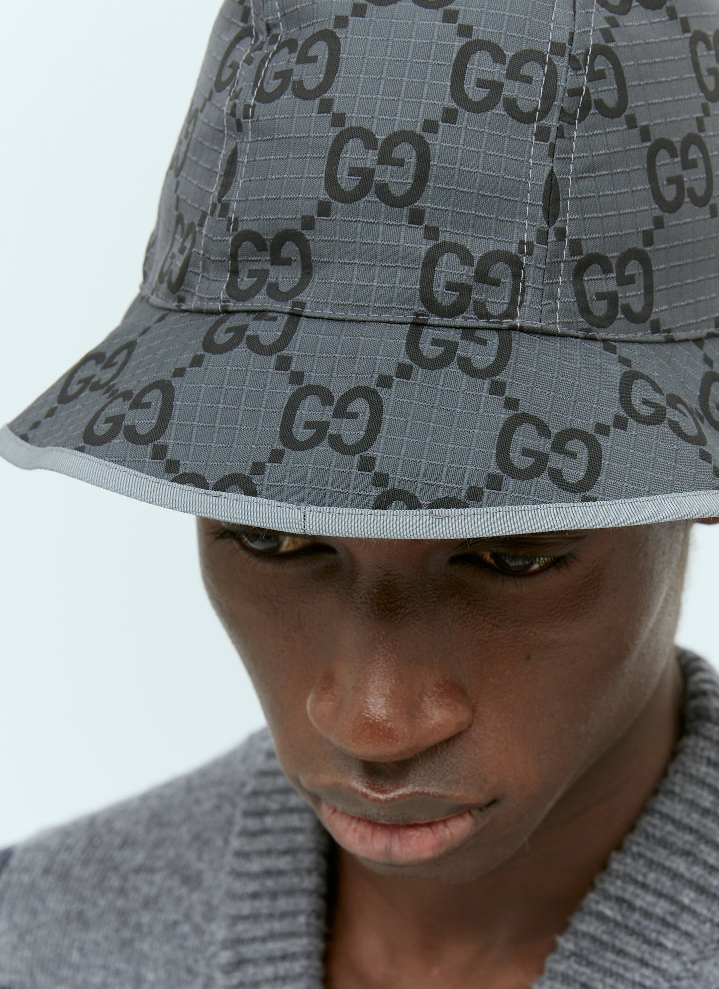 Gucci Men Gg Ripstop Bucket Hat