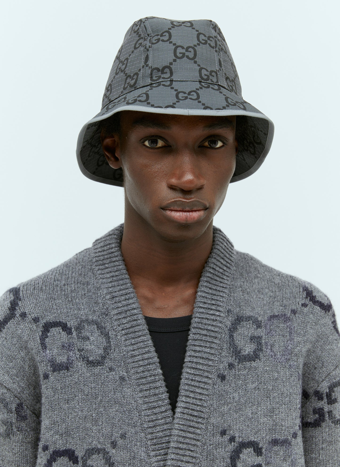 Gucci Men Gg Ripstop Bucket Hat