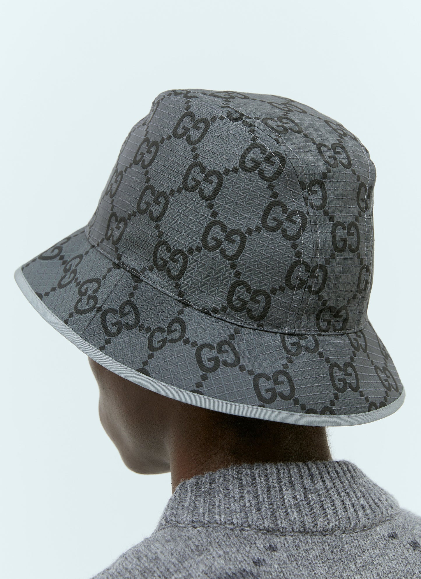 Gucci Men Gg Ripstop Bucket Hat