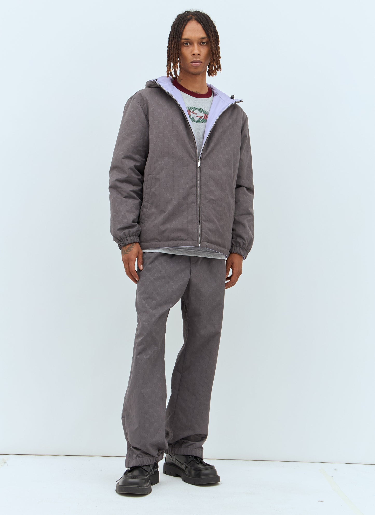 Gucci Men Gg Nylon Pants