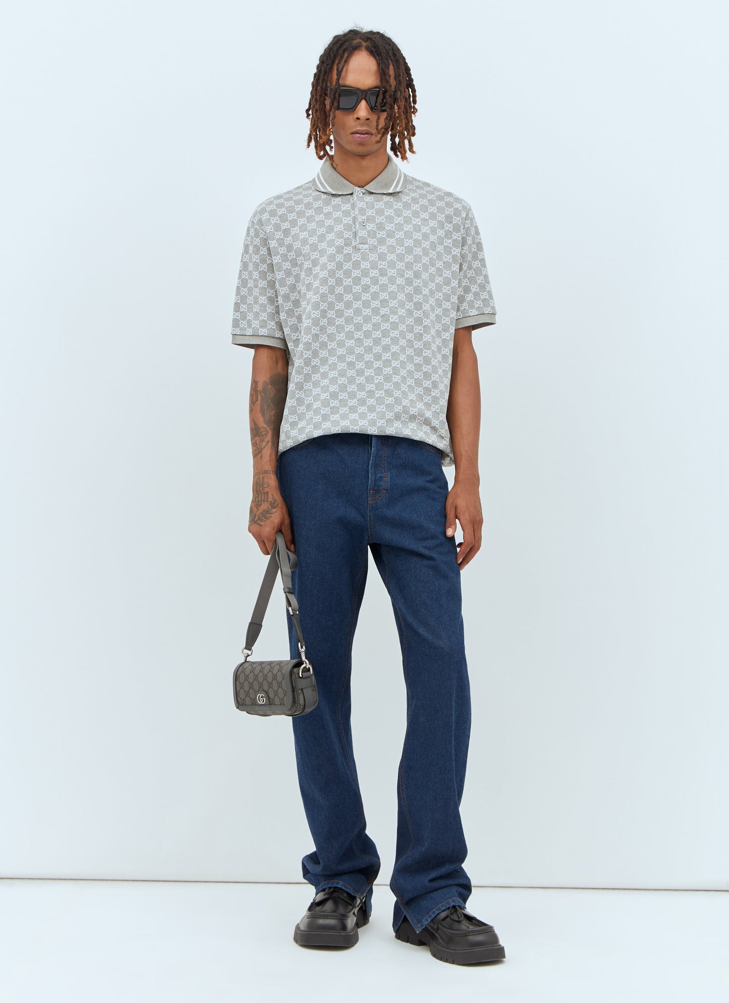 Gucci Men Ophidia Super Mini Shoulder Bag