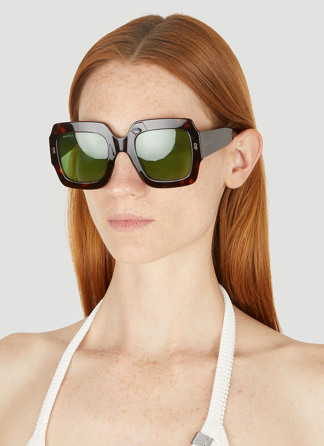 Gucci Women Square Frame Sunglasses