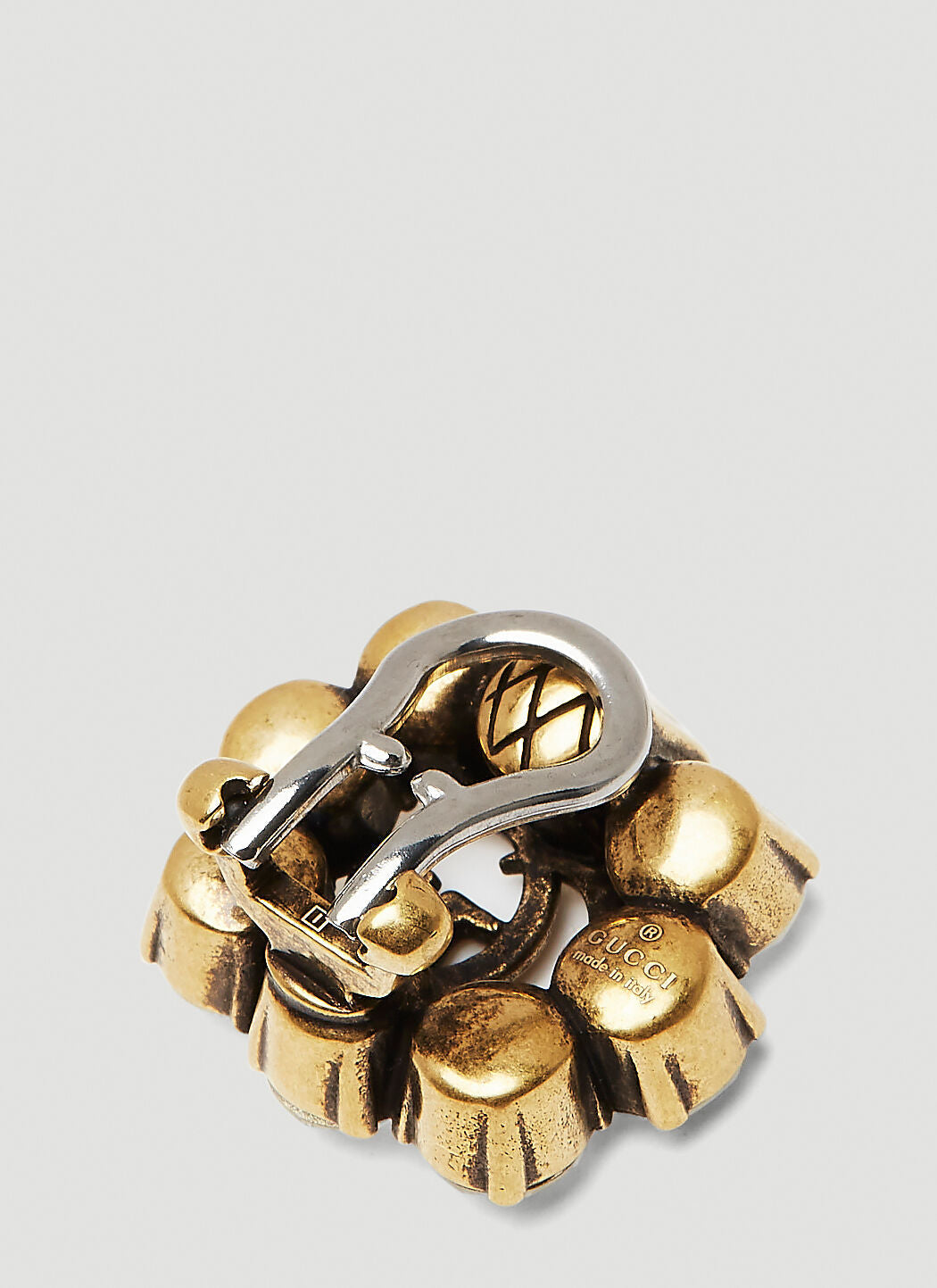 Gucci Women Embellished Gg Marmont Clip-On Earrings