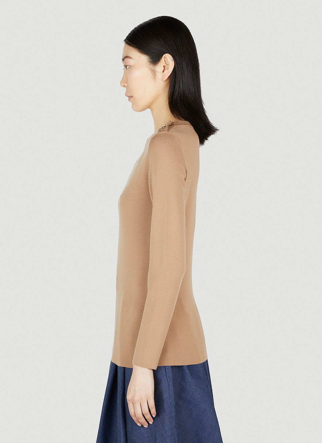 Gucci Women Rib Stitch Knit Sweater