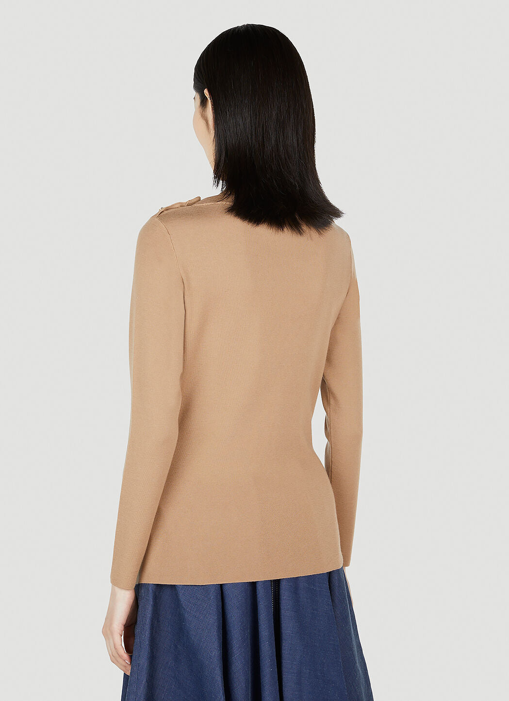 Gucci Women Rib Stitch Knit Sweater