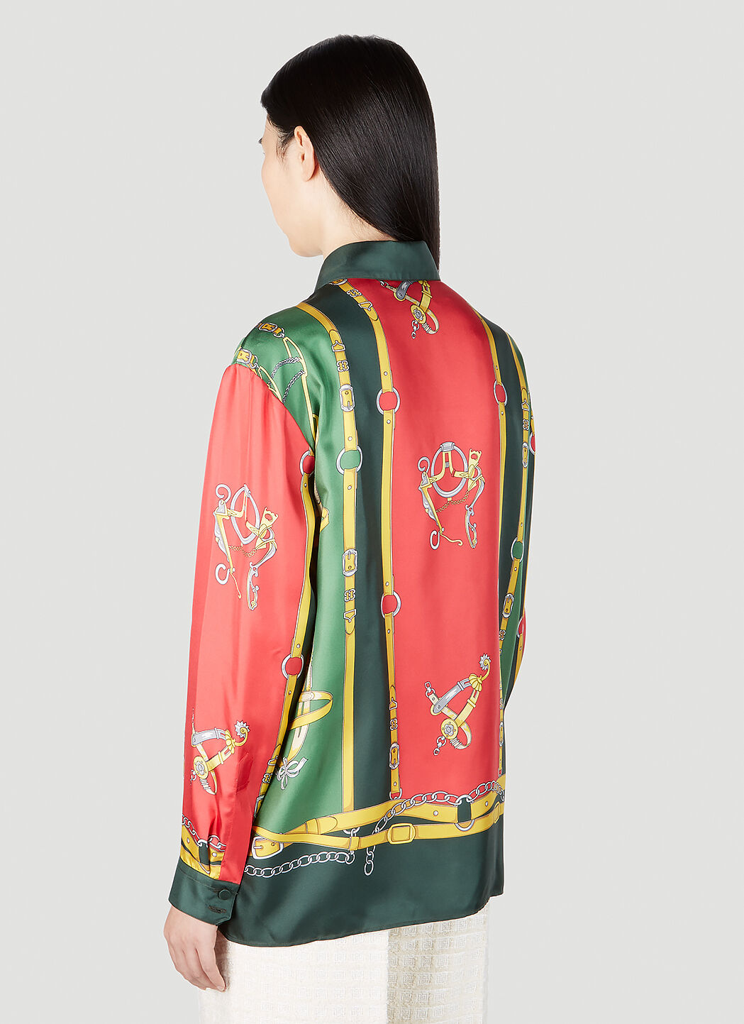 Gucci Women Harness And Double G Shirt