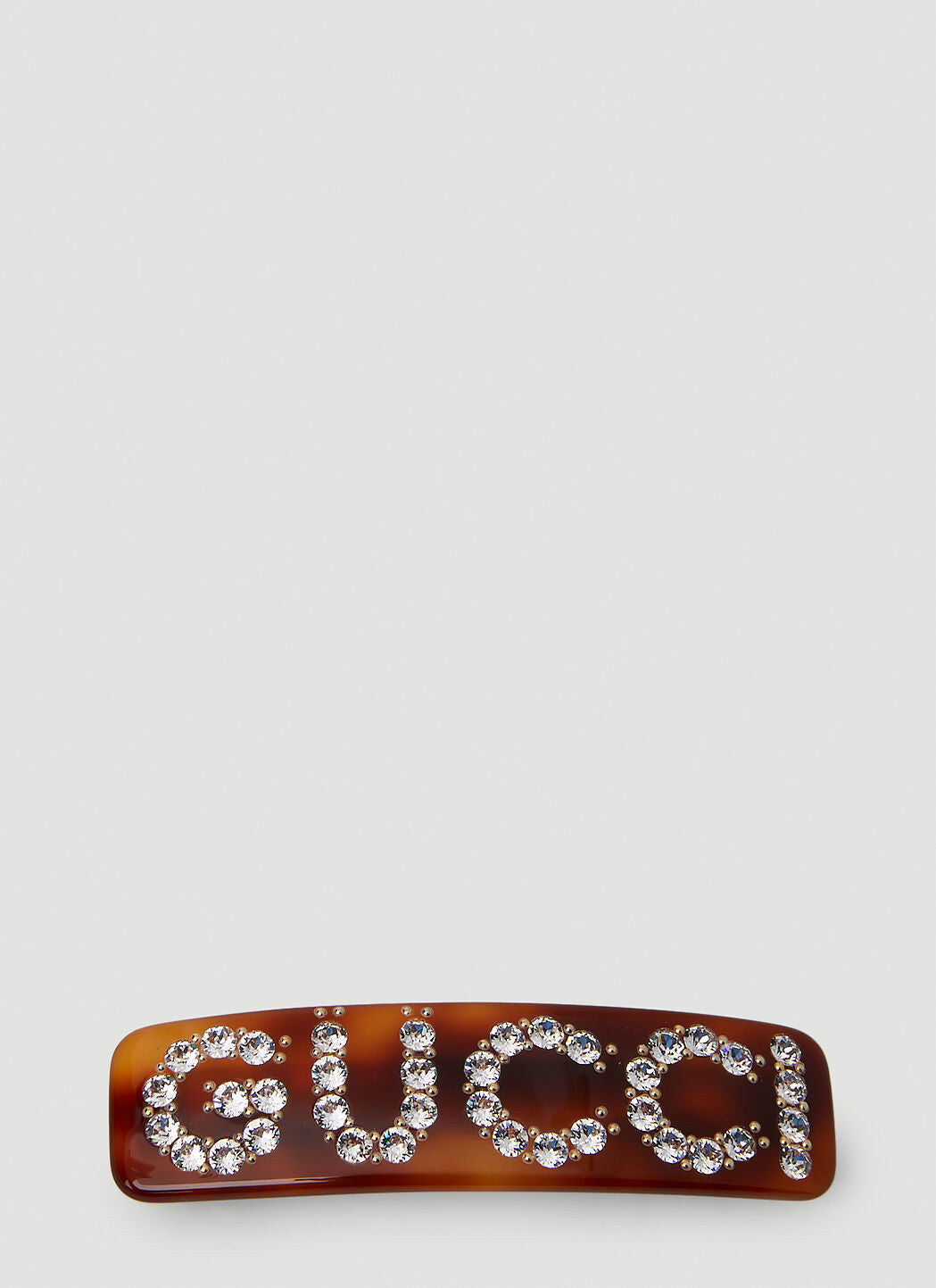 Gucci Women Crystal Logo Hair Clip