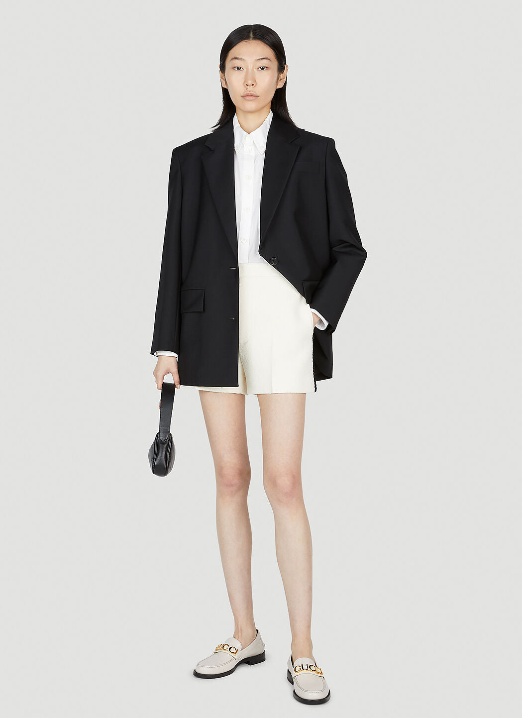 Gucci Women Contrast Trim Shorts