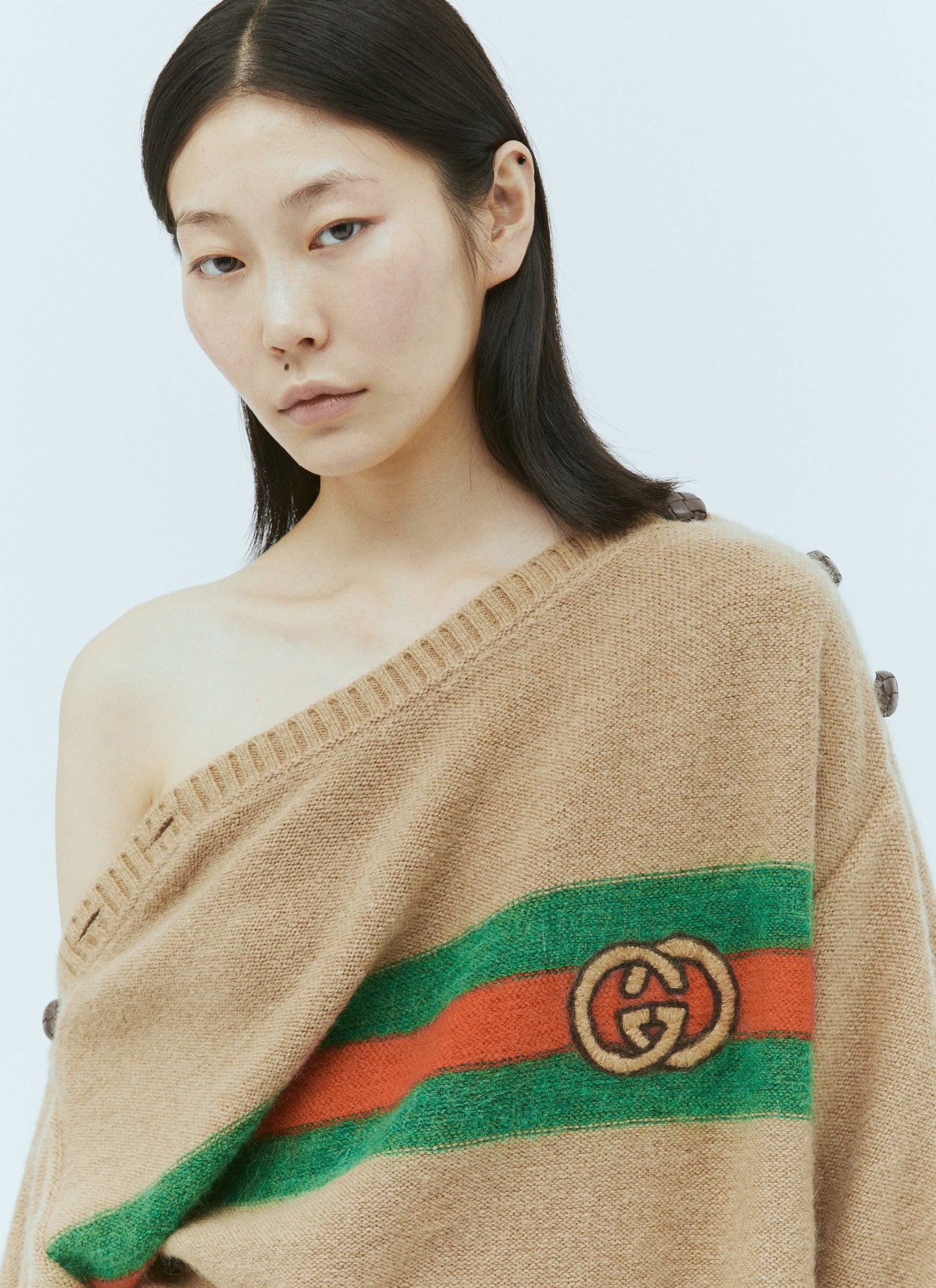 Gucci Women Interlocking Gg Wool Mohair Sweater