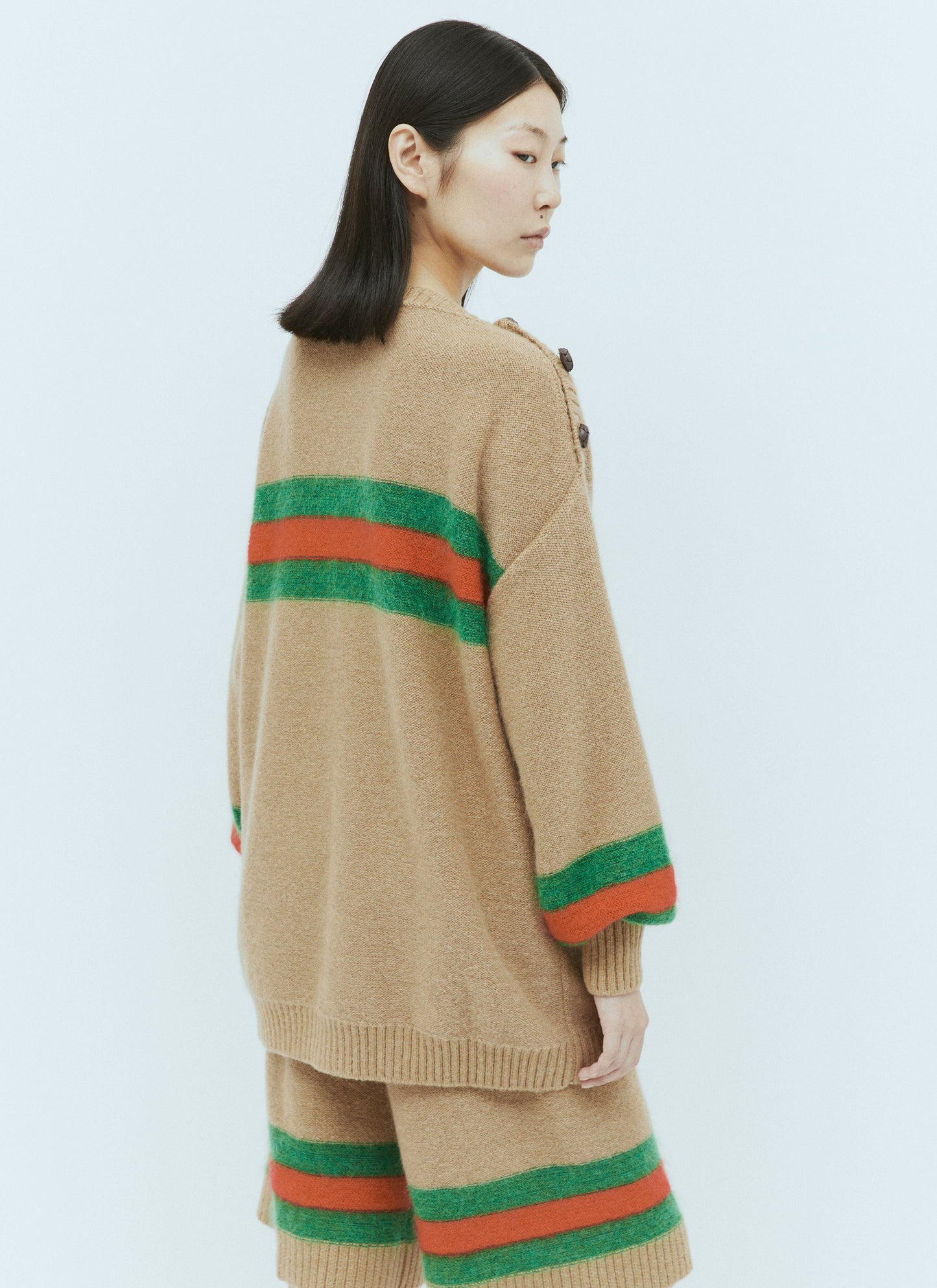 Gucci Women Interlocking Gg Wool Mohair Sweater
