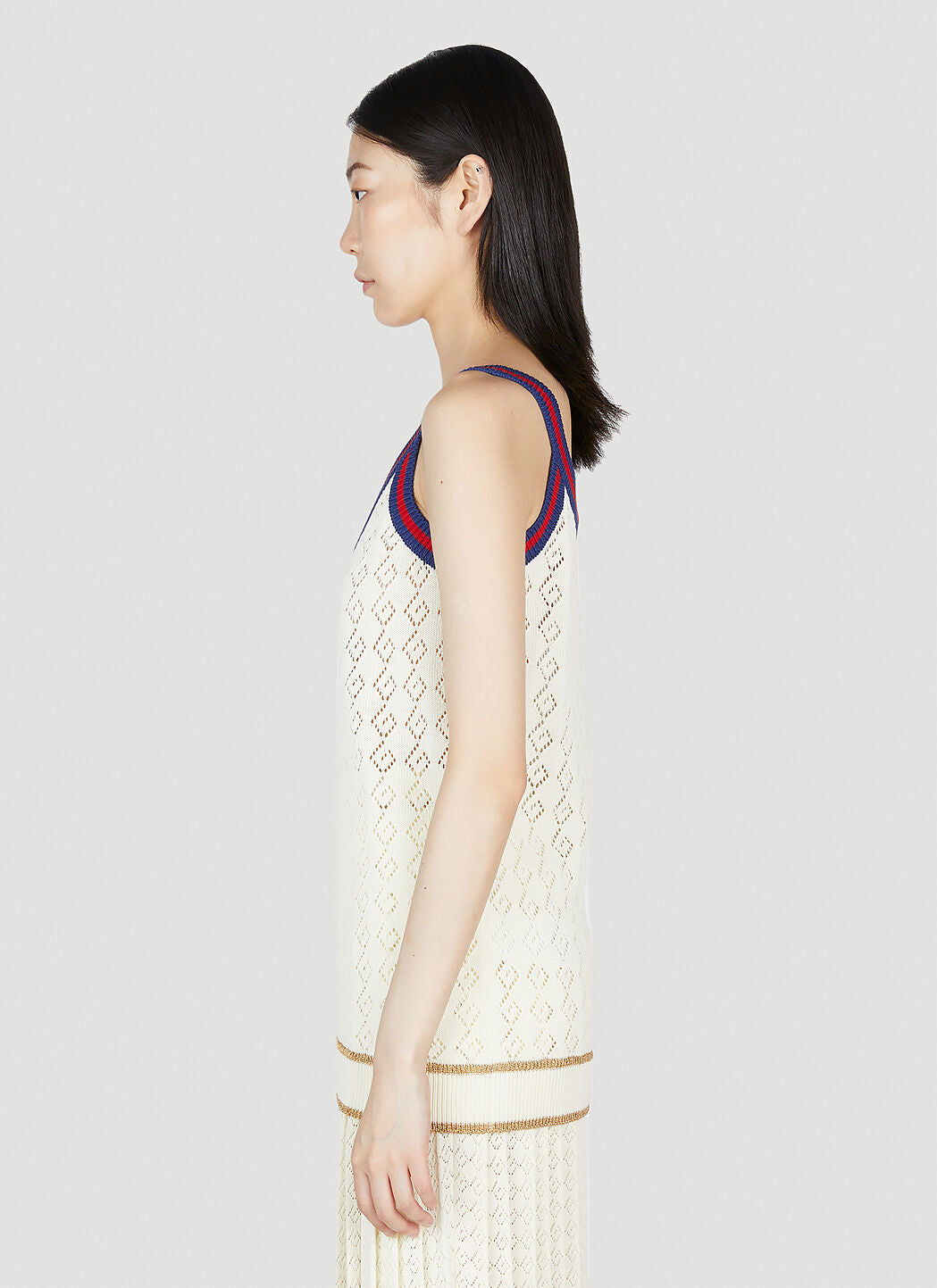 Gucci Women G Rhombus Knit Tank Top