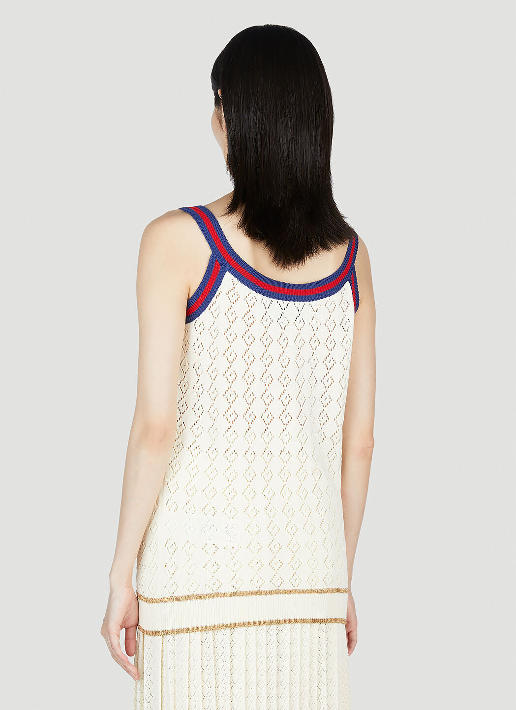 Gucci Women G Rhombus Knit Tank Top