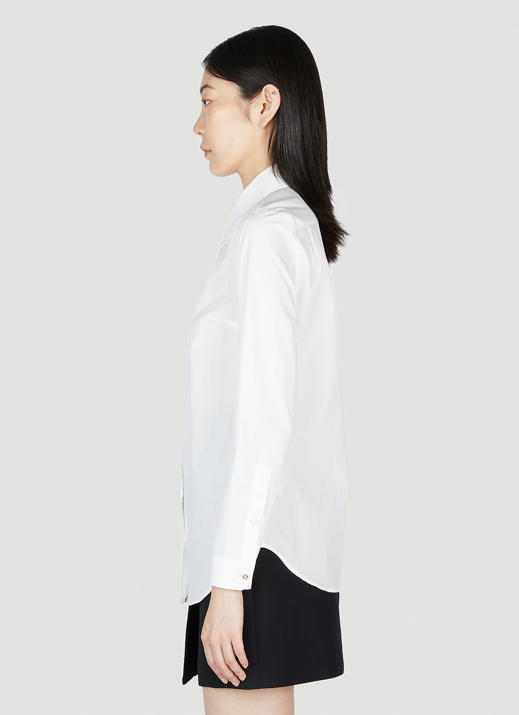 Gucci Women Point Collar Shirt