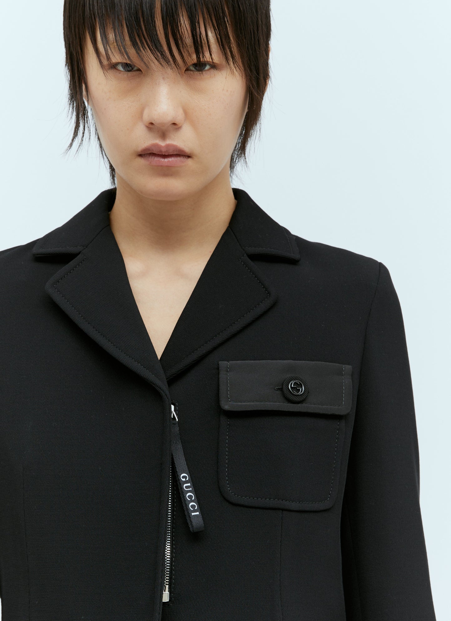 Gucci Women Fine Wool Crepe Jacket