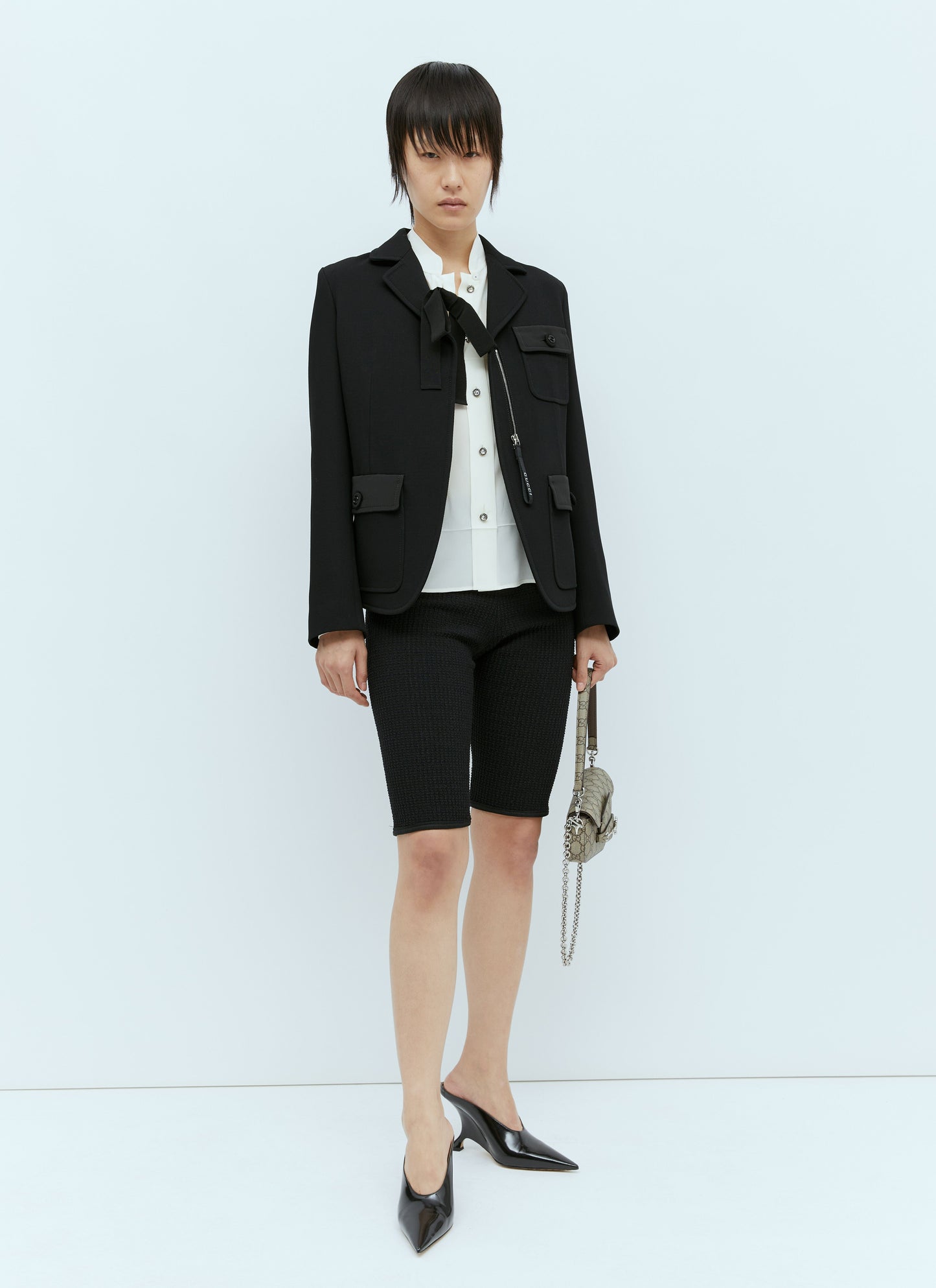 Gucci Women Fine Wool Crepe Jacket
