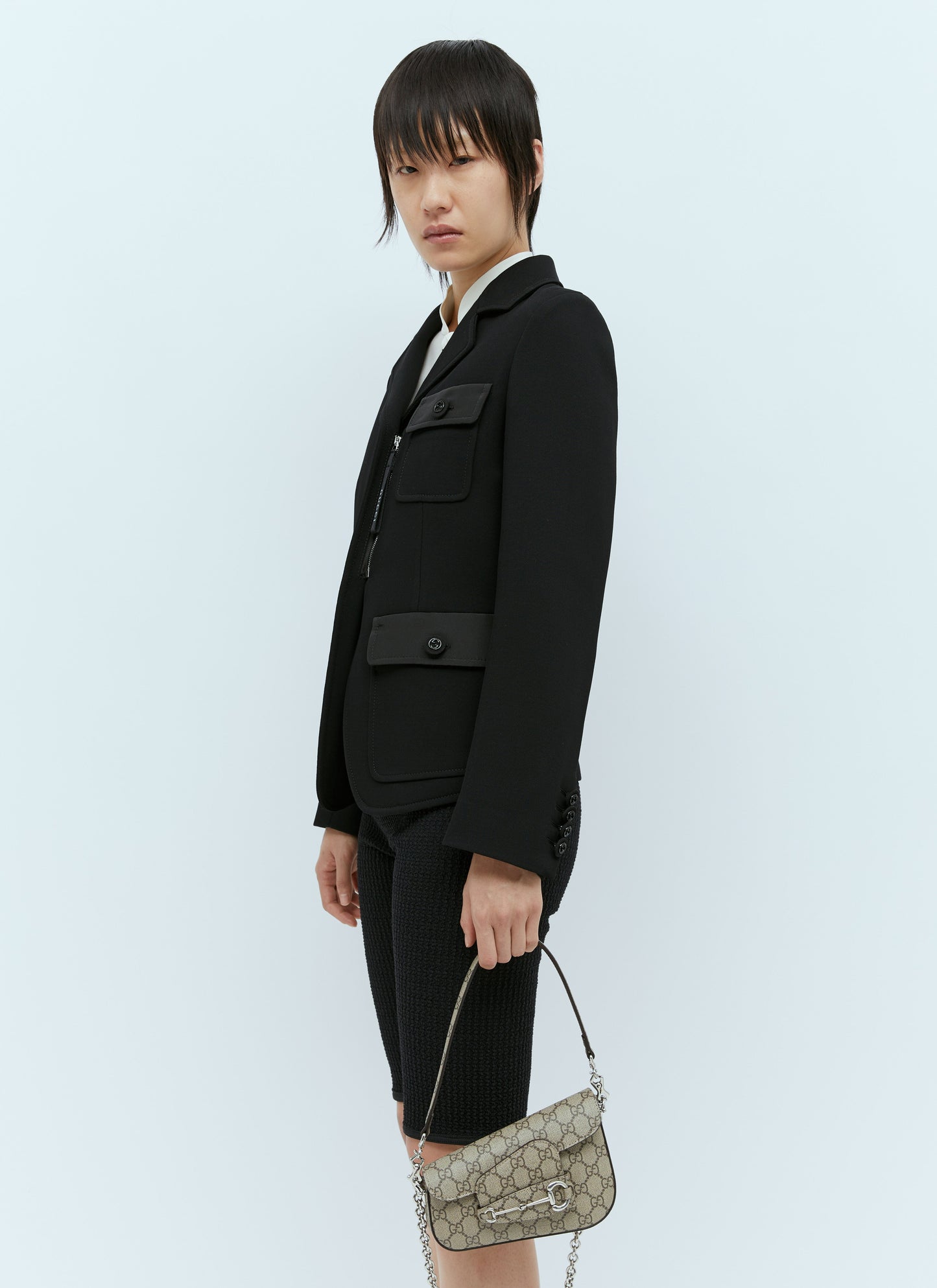 Gucci Women Fine Wool Crepe Jacket