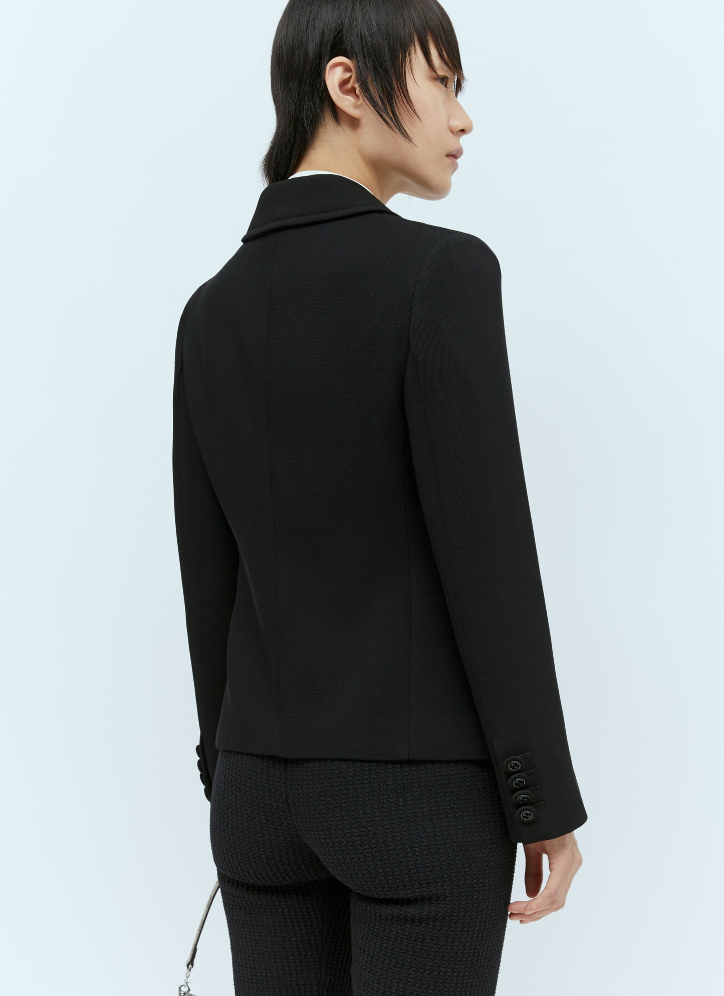 Gucci Women Fine Wool Crepe Jacket