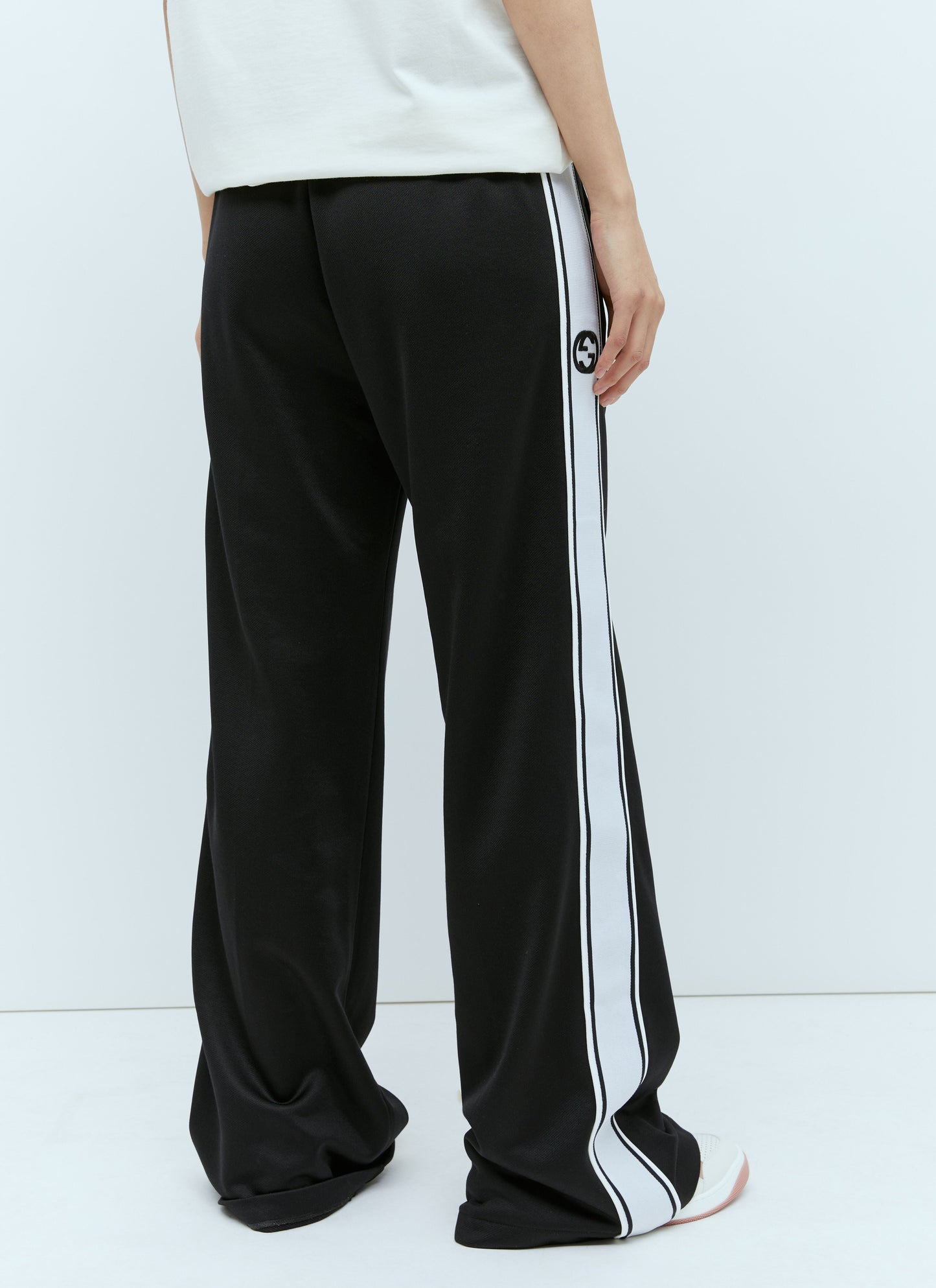 Gucci Women Logo Embroidery Track Pants