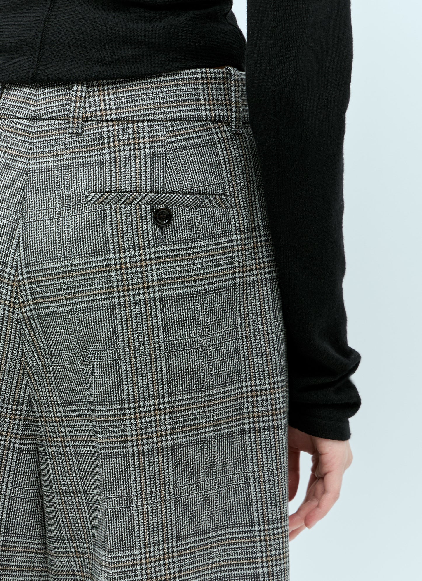 Gucci Women Prince Of Wales Check Tailored Pants