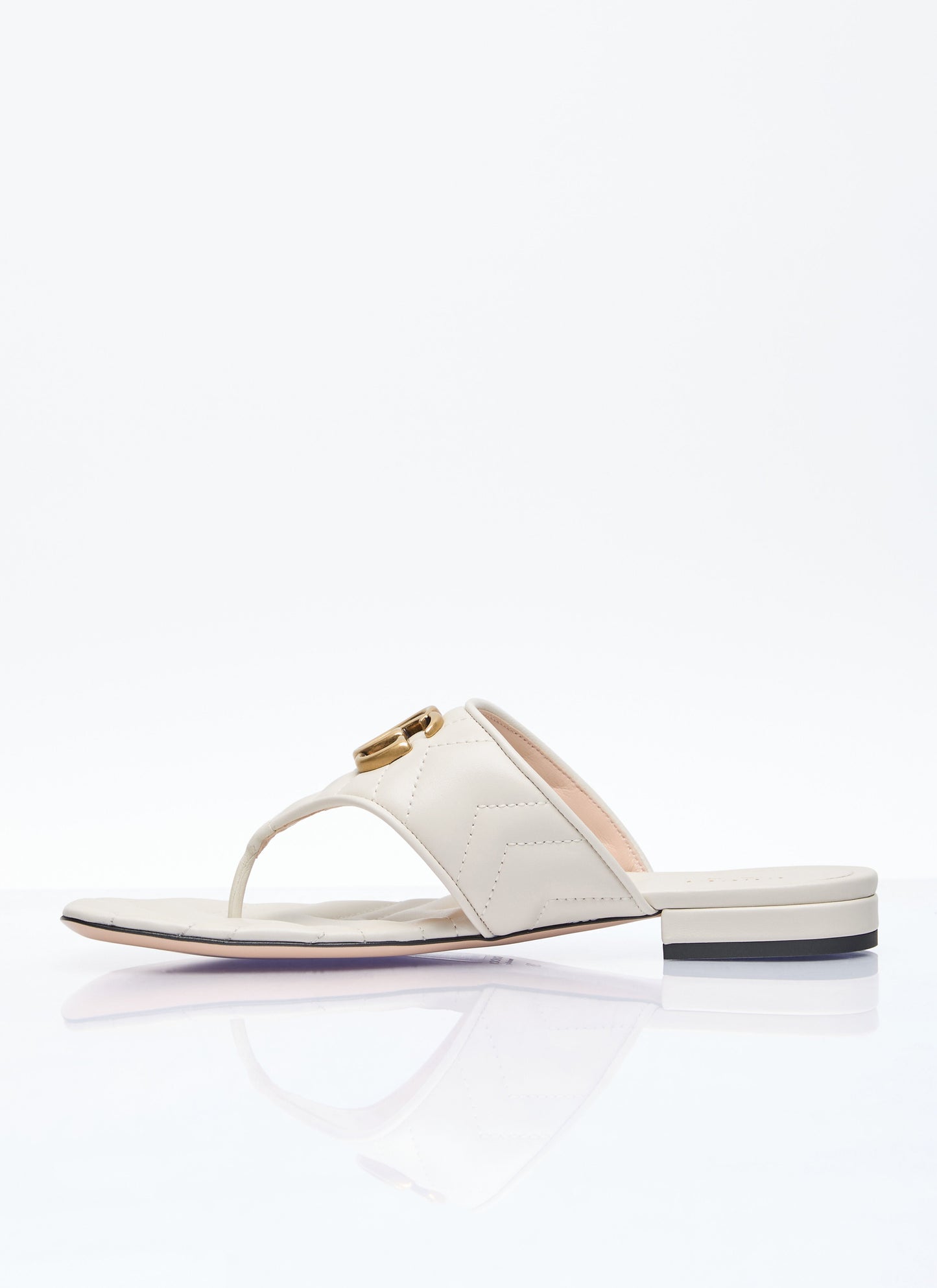 Gucci Women Double G Thong Slide