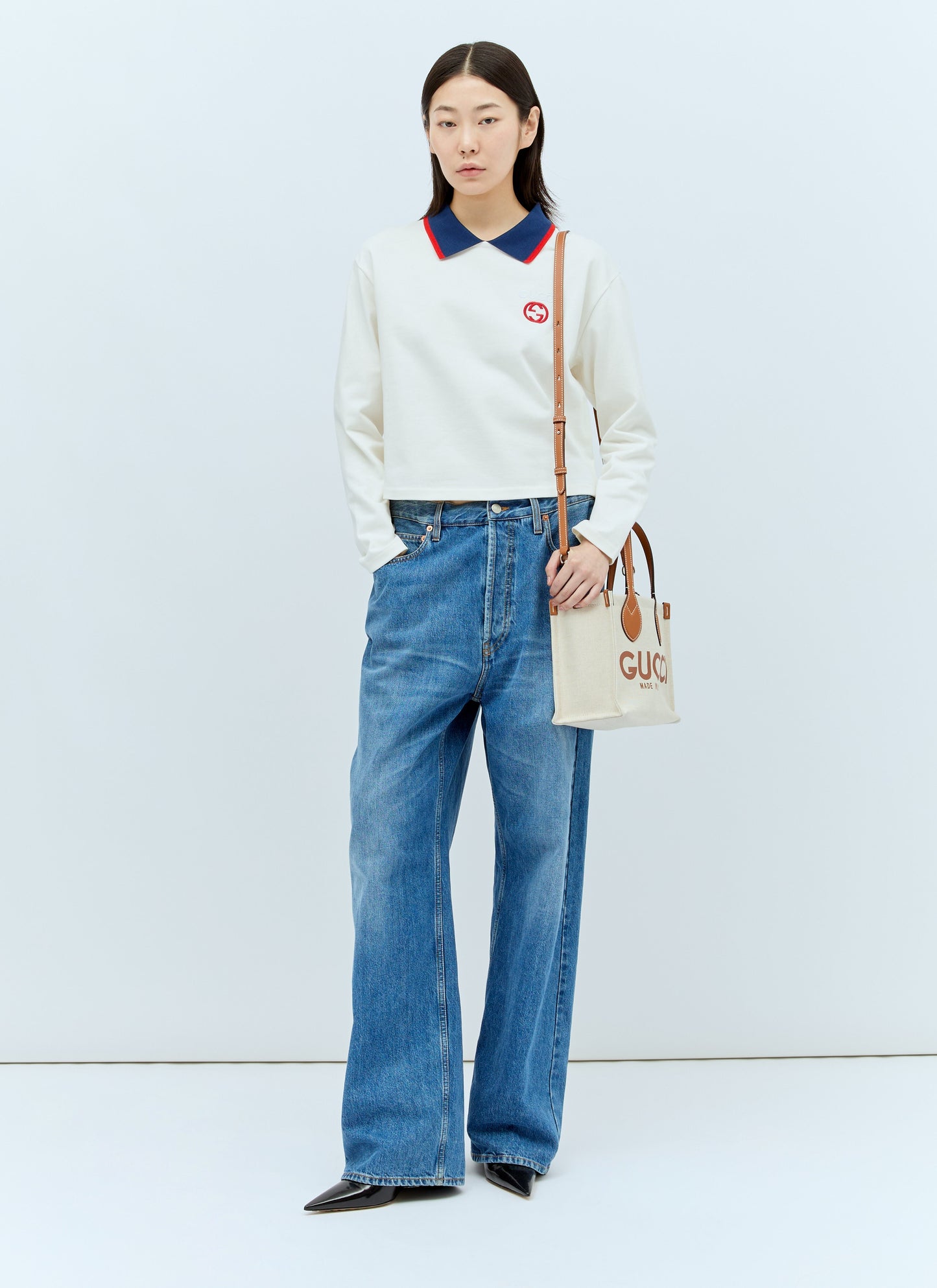 Gucci Women Interlocking G Polo Shirt
