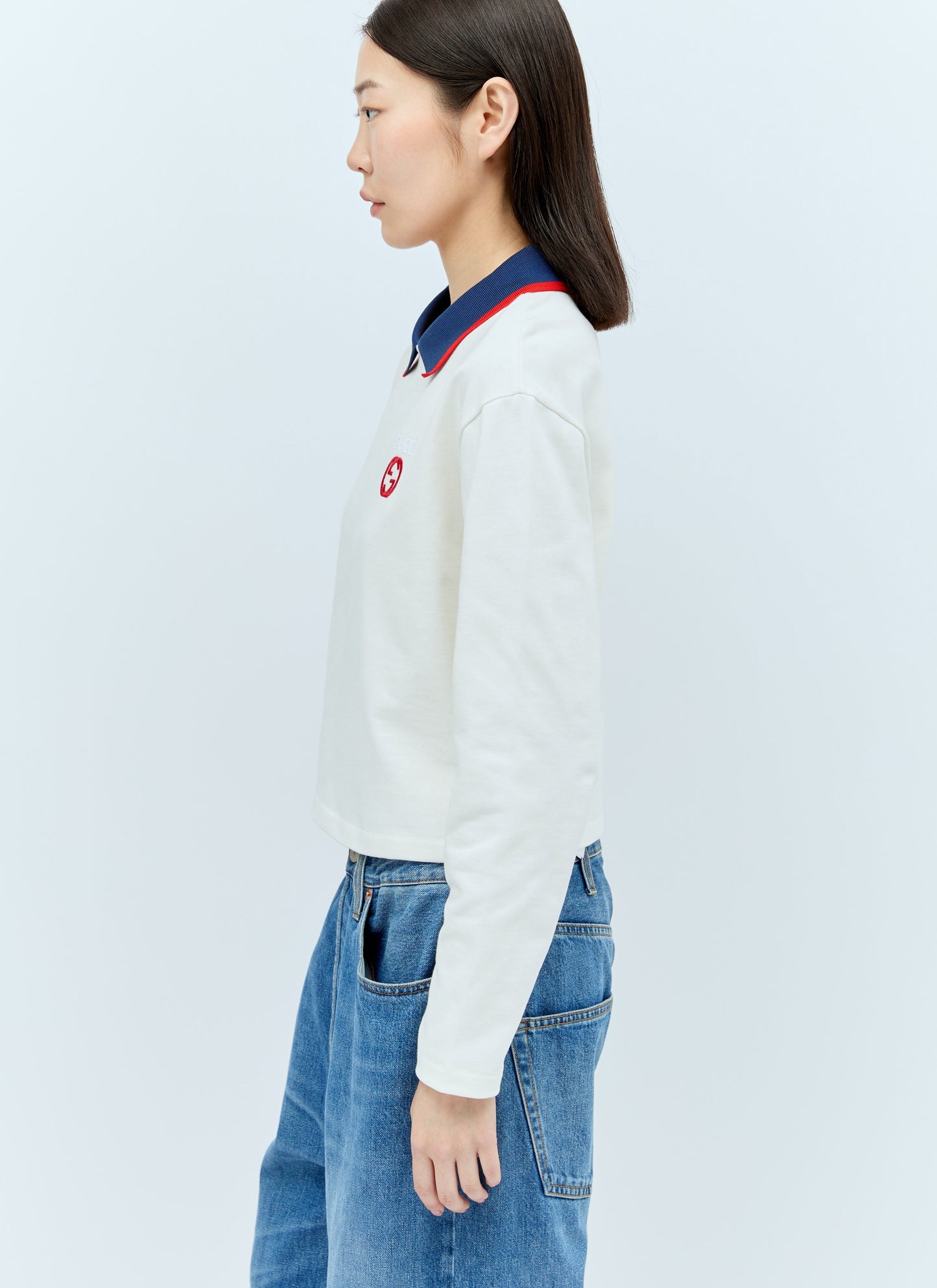 Gucci Women Interlocking G Polo Shirt