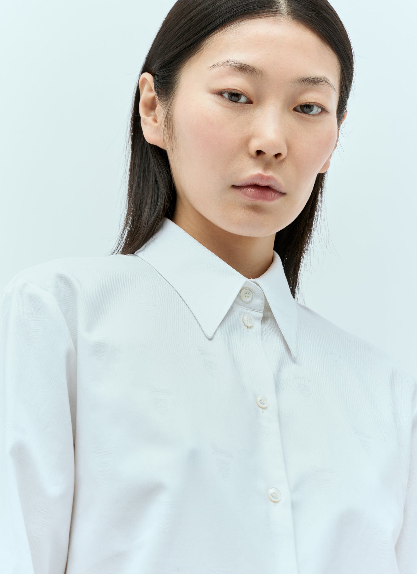 Gucci Women Embroidered Classic Shirt