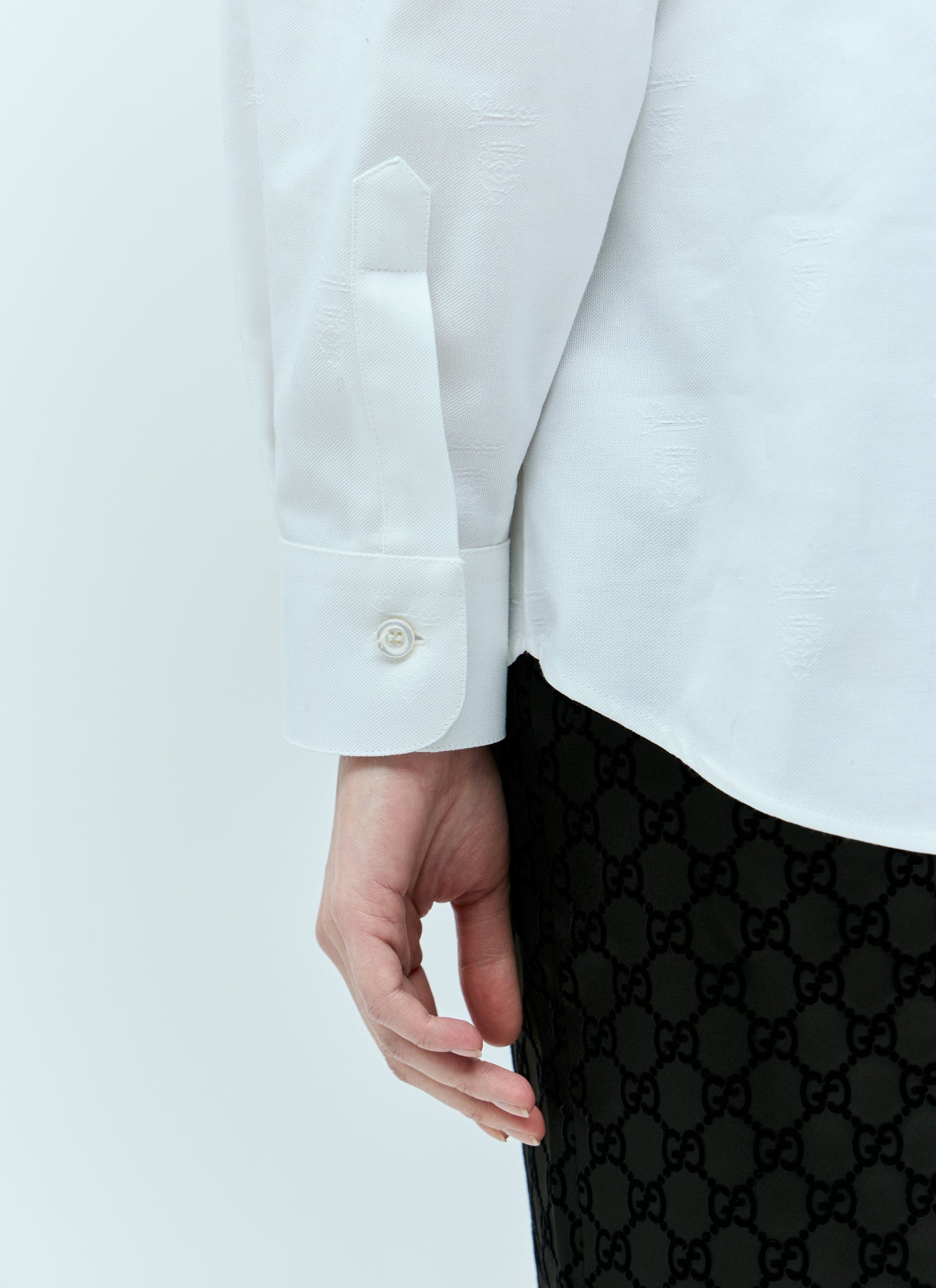 Gucci Women Embroidered Classic Shirt