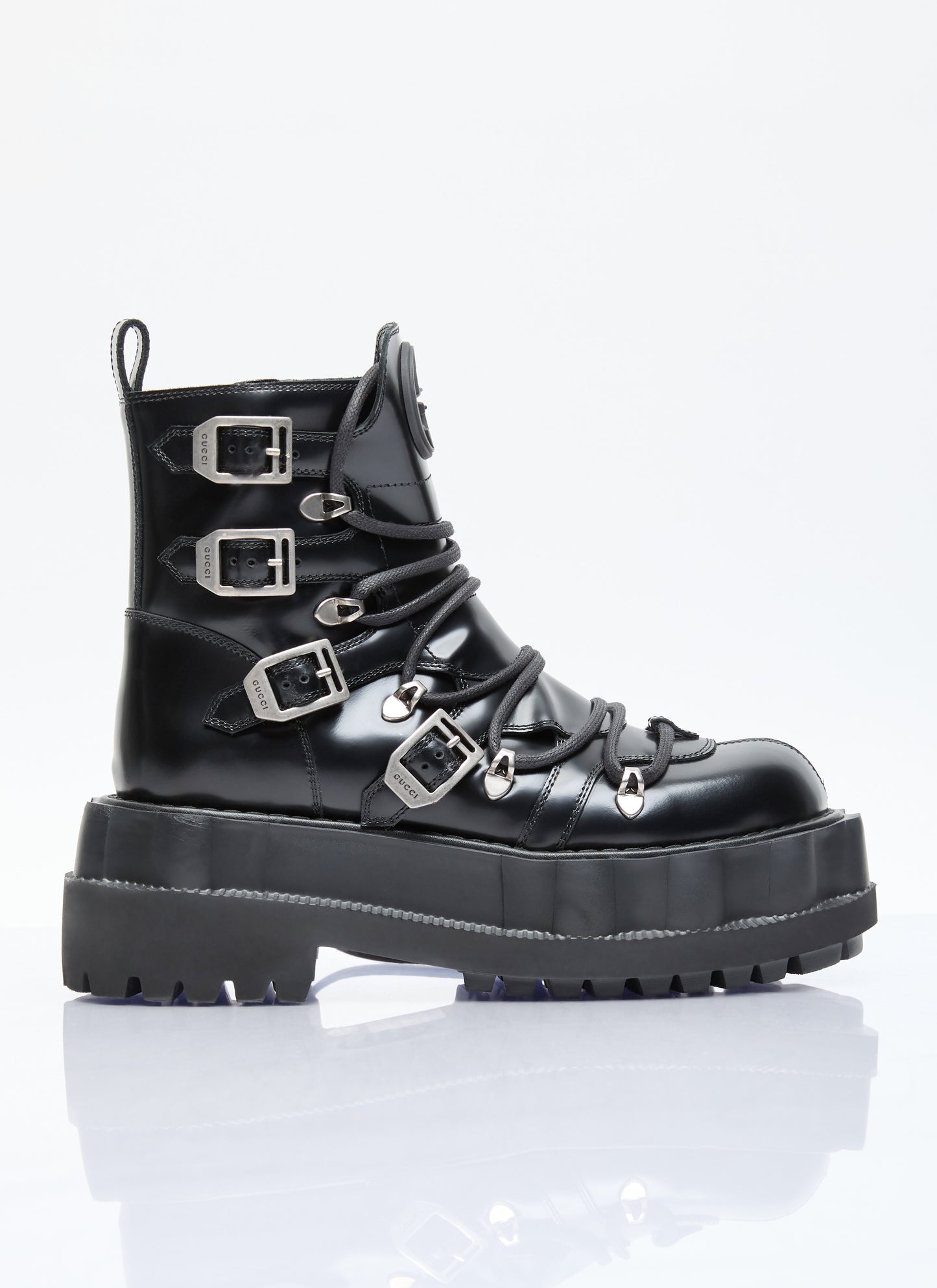 Gucci Women Leather Maja Boots