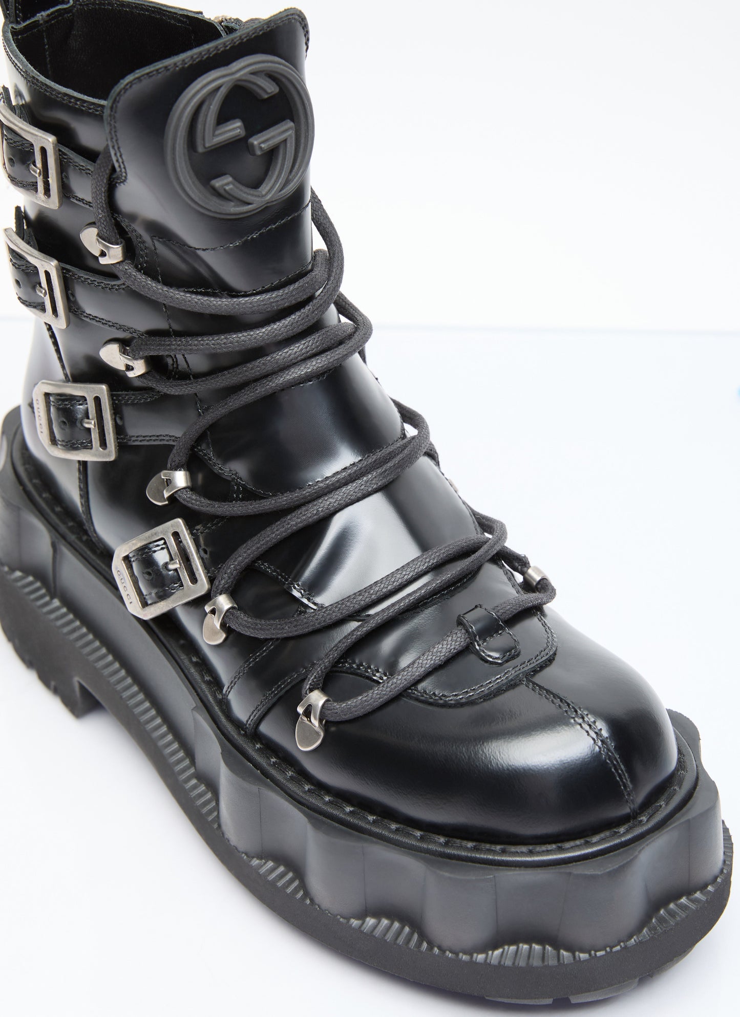 Gucci Women Leather Maja Boots