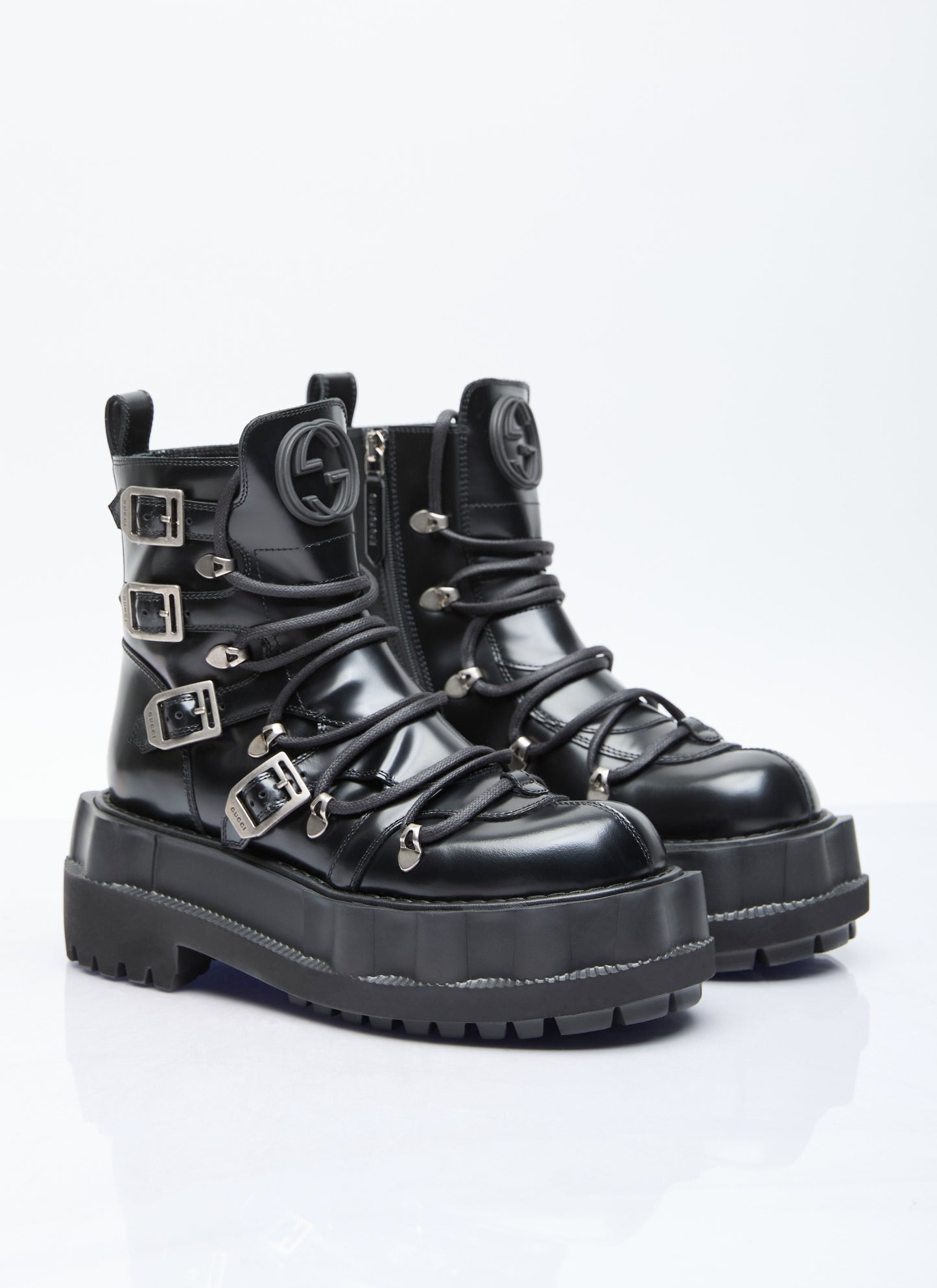 Gucci Women Leather Maja Boots