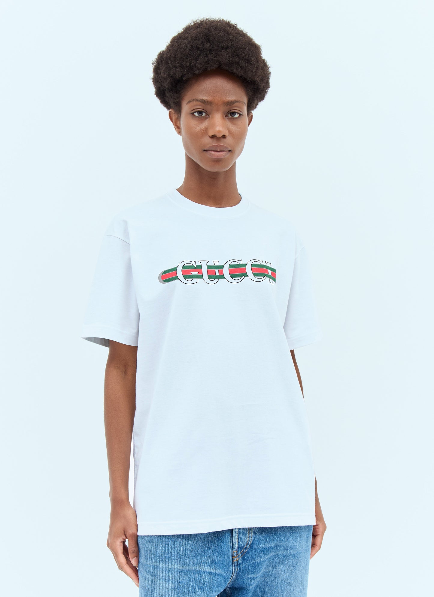 Gucci Women Logo Print T-Shirt