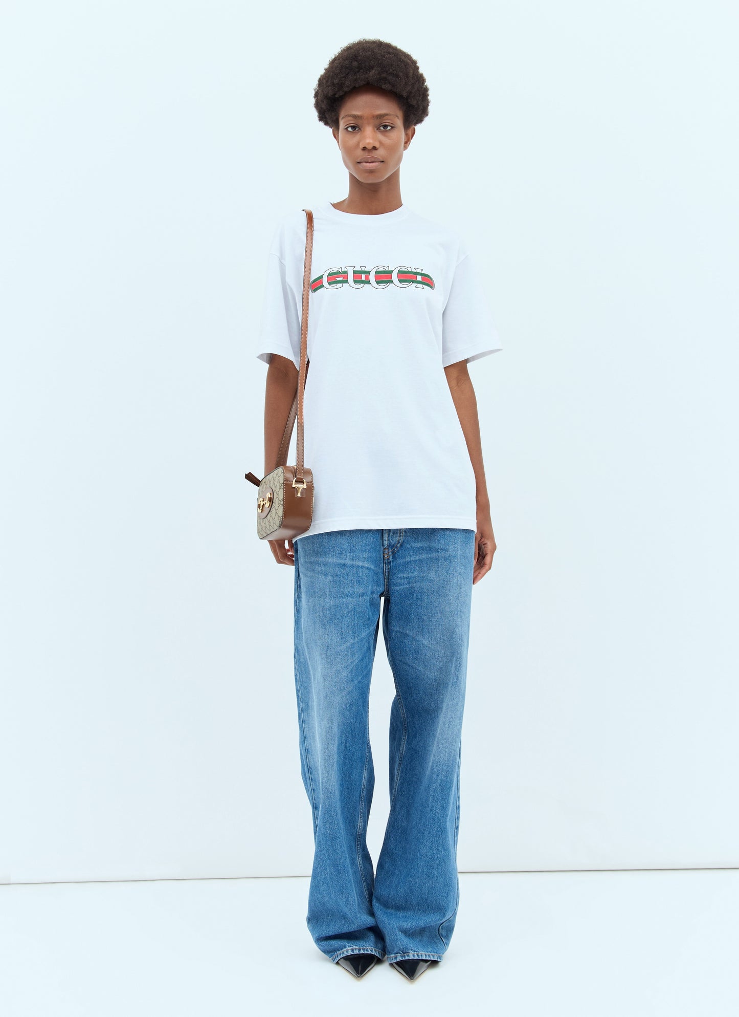 Gucci Women Logo Print T-Shirt