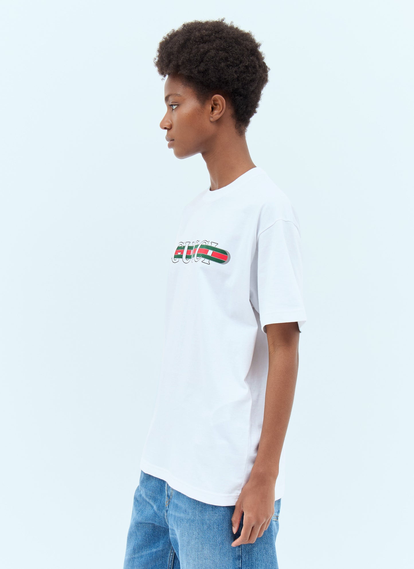 Gucci Women Logo Print T-Shirt
