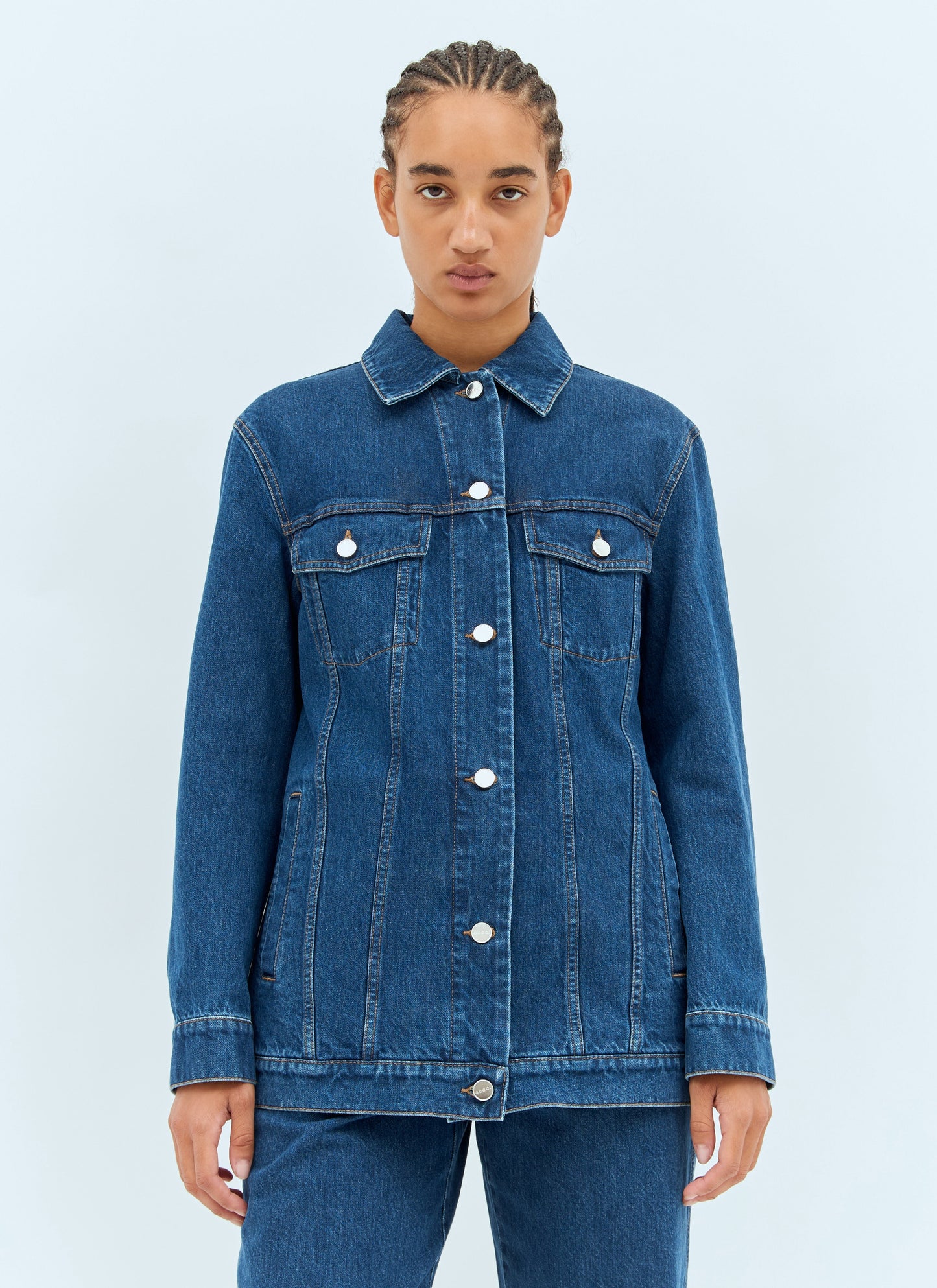 Gucci Women Classic Denim Jacket