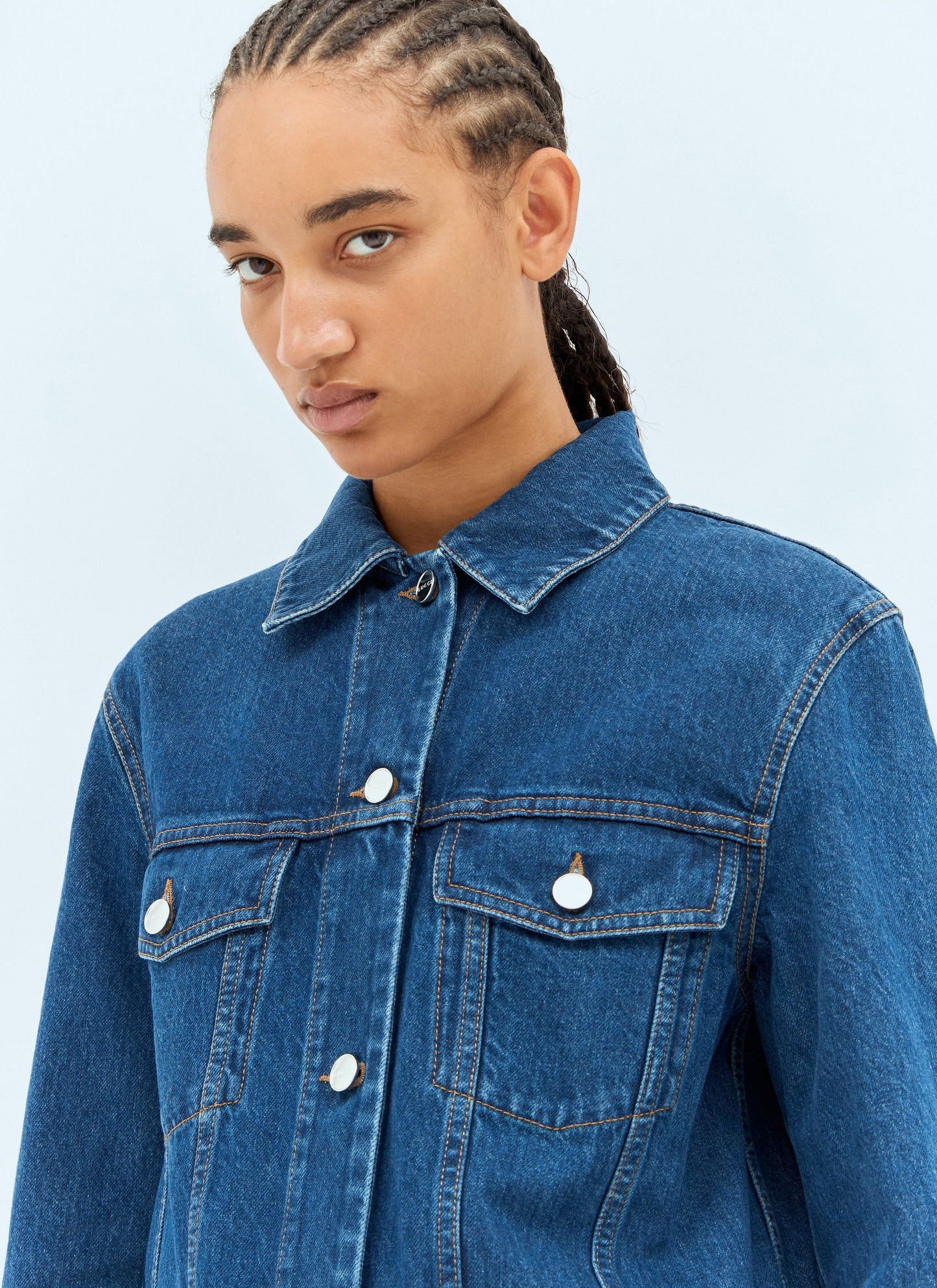 Gucci Women Classic Denim Jacket