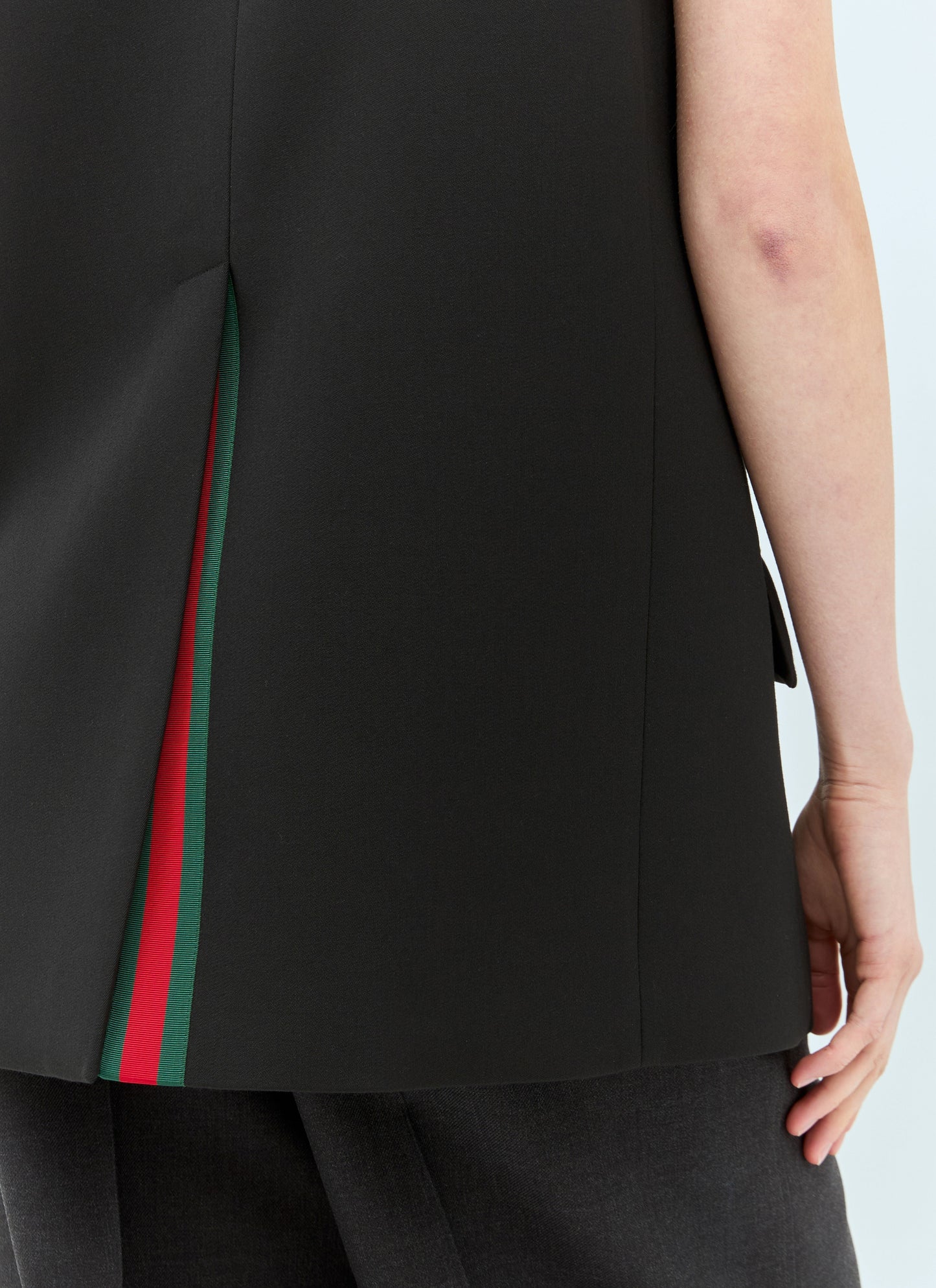 Gucci Women Wool Tailored Long Waistcoat