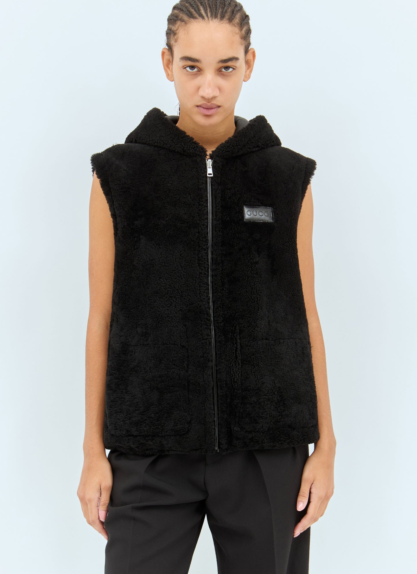 Gucci Women Reversible Shearling Vest