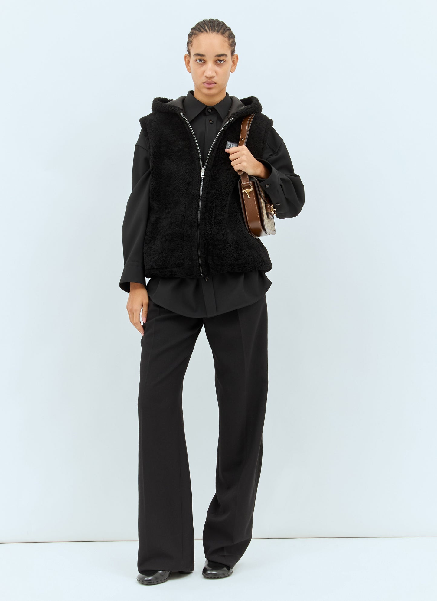 Gucci Women Reversible Shearling Vest