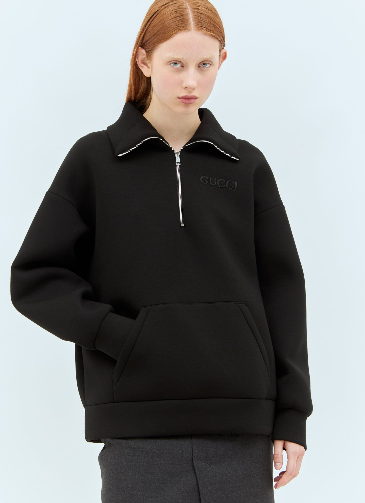 Gucci Women Logo Embossed Sweater