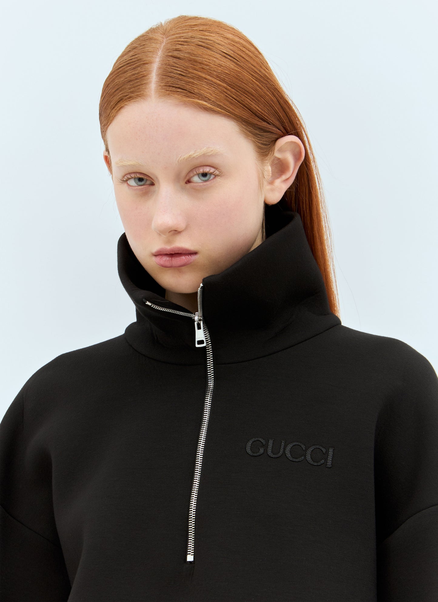 Gucci Women Logo Embossed Sweater