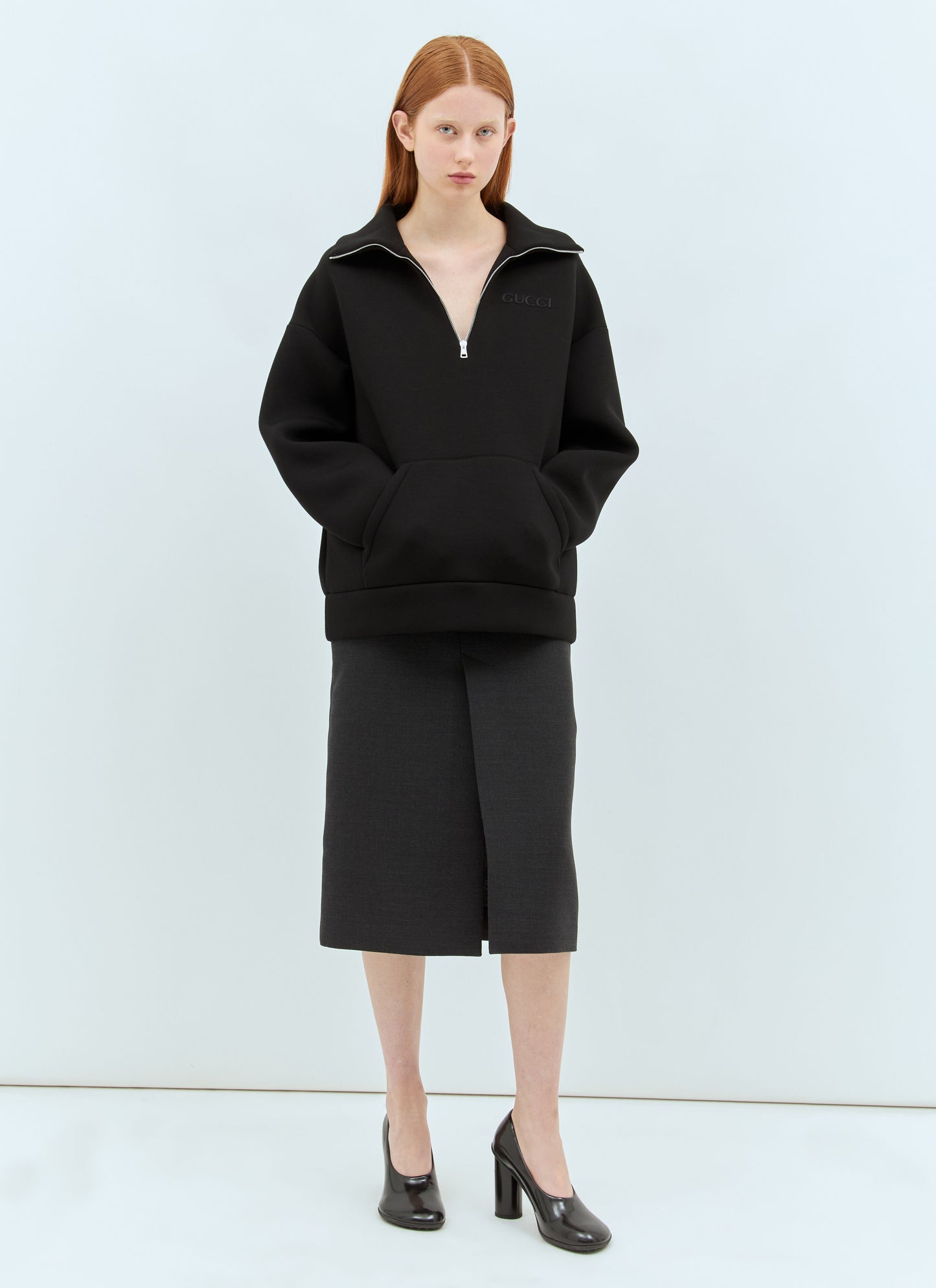 Gucci Women Logo Embossed Sweater