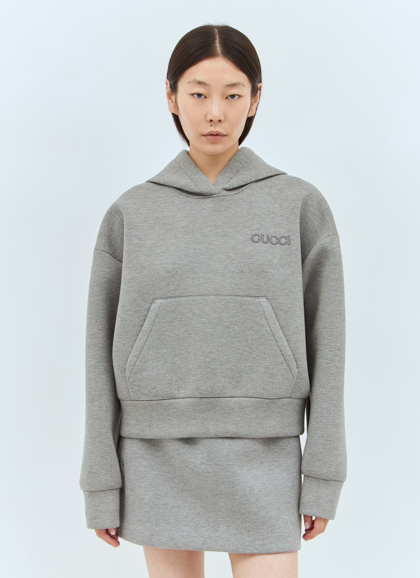 Gucci Women Jersey Hooded Sweatshirt