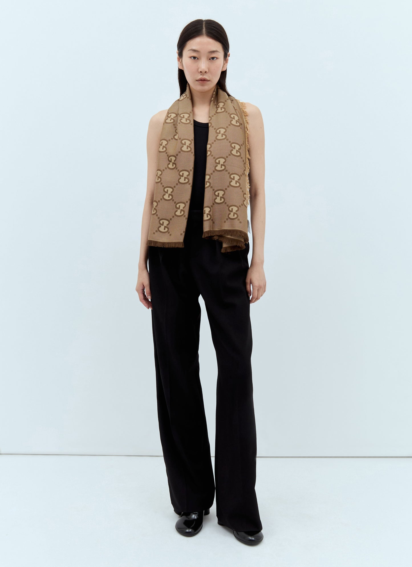 Gucci Women Gg Jacquard Scarf