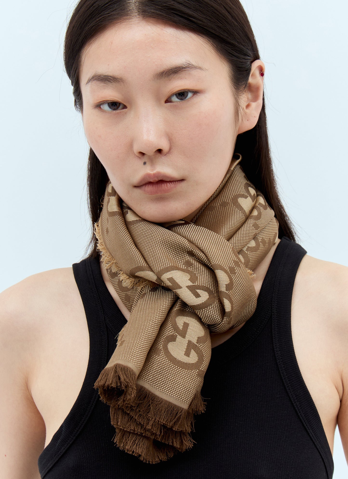 Gucci Women Gg Jacquard Scarf