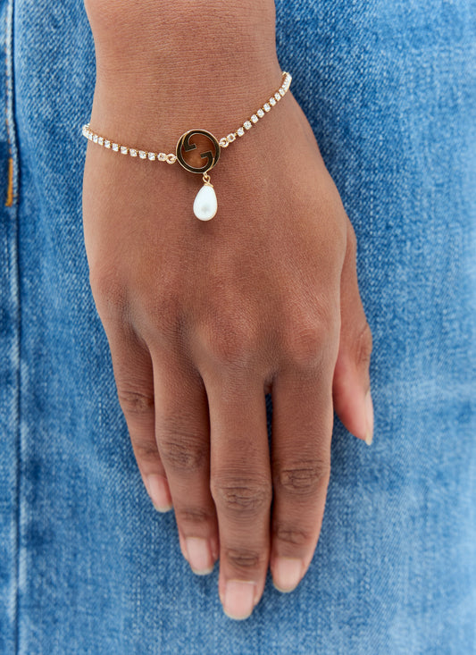 Gucci Women Blondie Crystal Bracelet