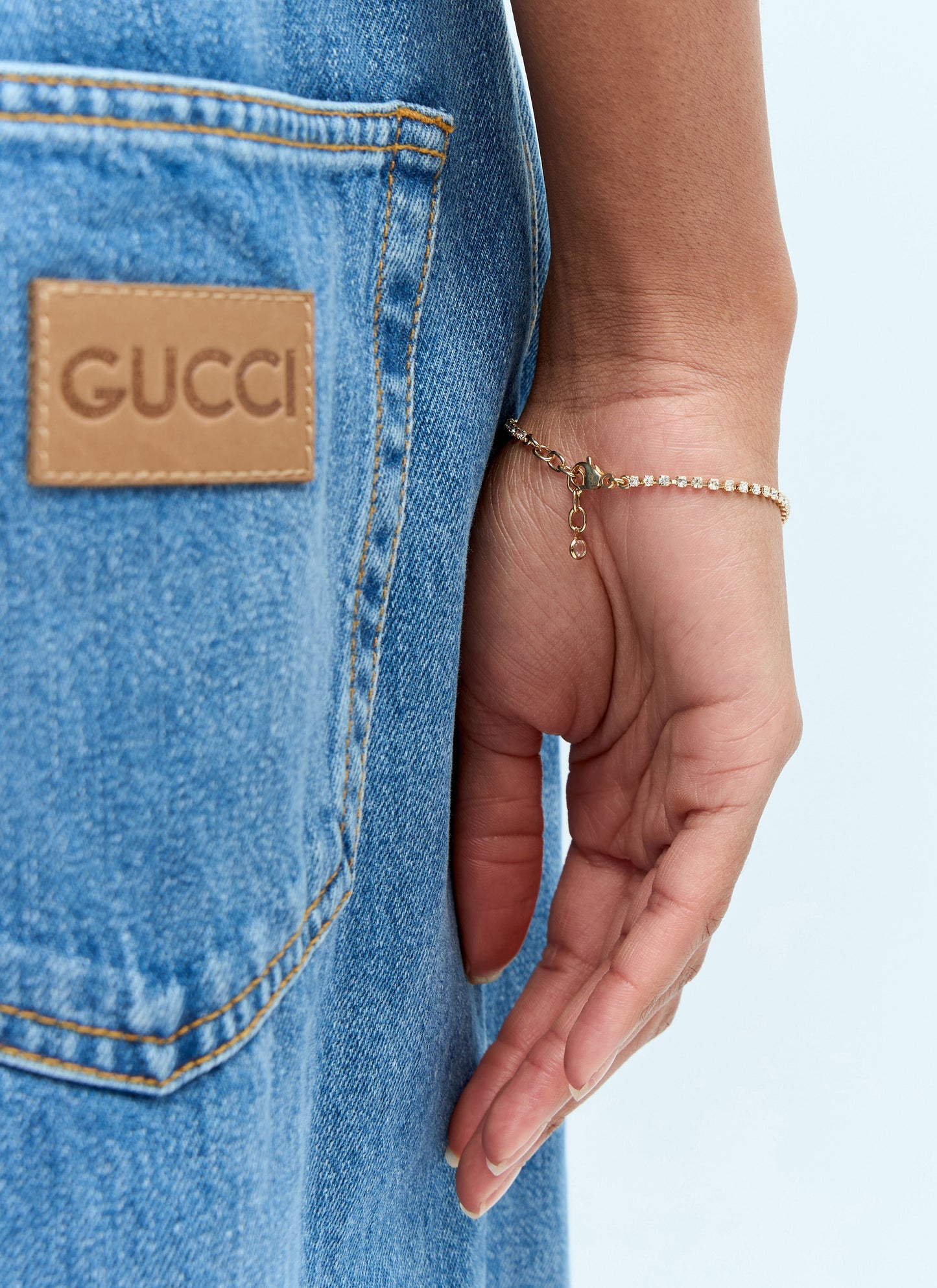 Gucci Women Blondie Crystal Bracelet