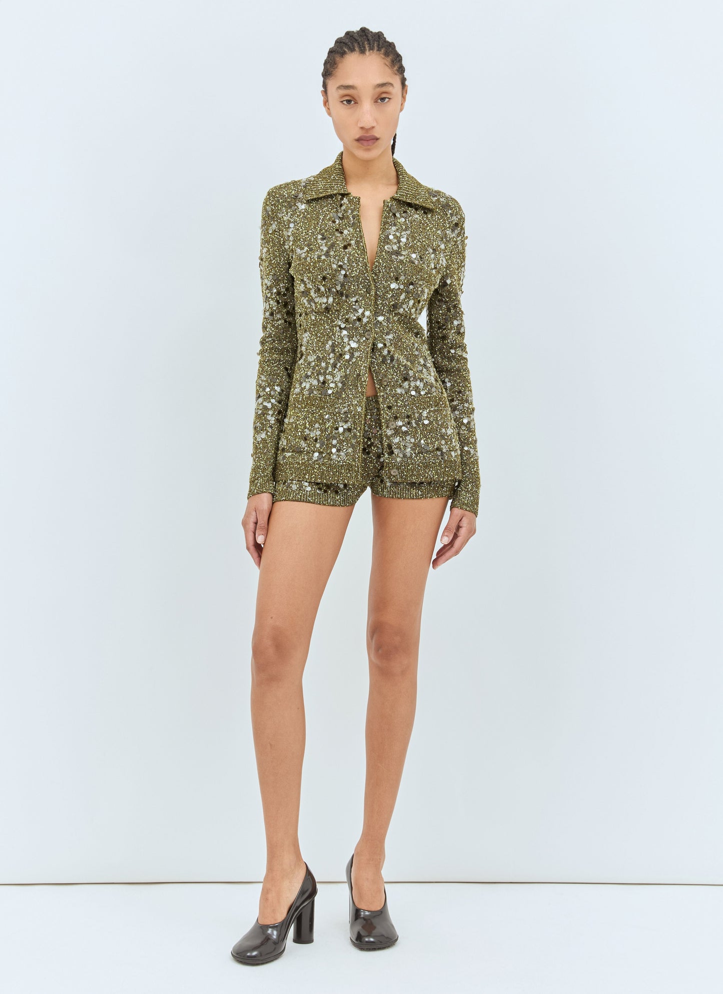 Gucci Women Tweed Blend Shorts