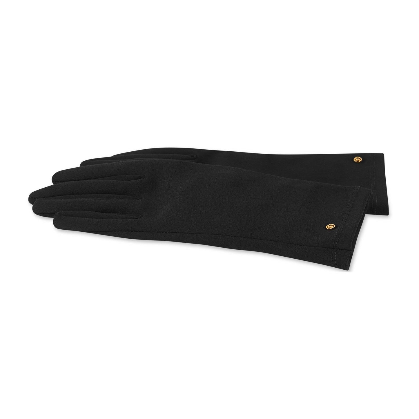 Gucci GG Viscose Cady Gloves in Black