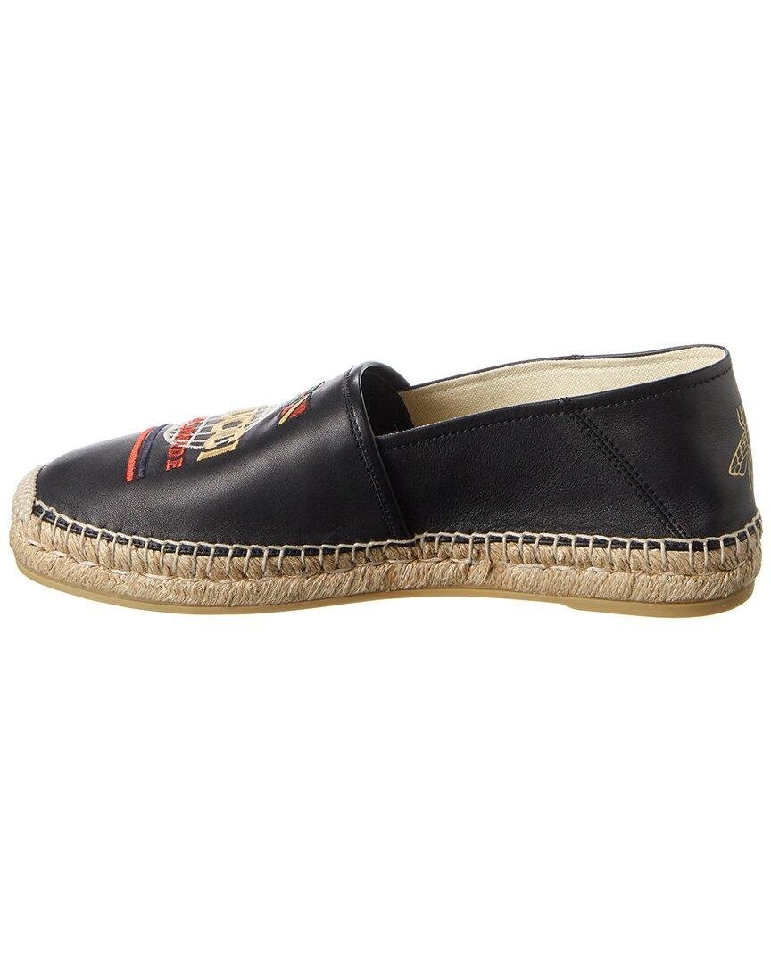 Gucci Worldwide Slip on Espadrilles in Black